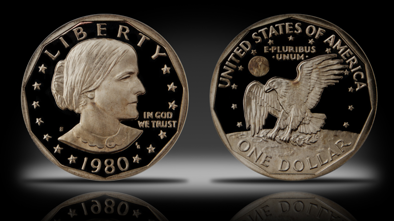 1980-S Susan B. Anthony $1 Proof Dollar | Perfect Uncirculated | U.S. Mint Coin