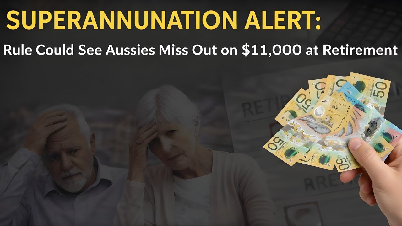 Superannuation Alert: Rule Could See Aussies Miss Out on $11,000 at Retirement