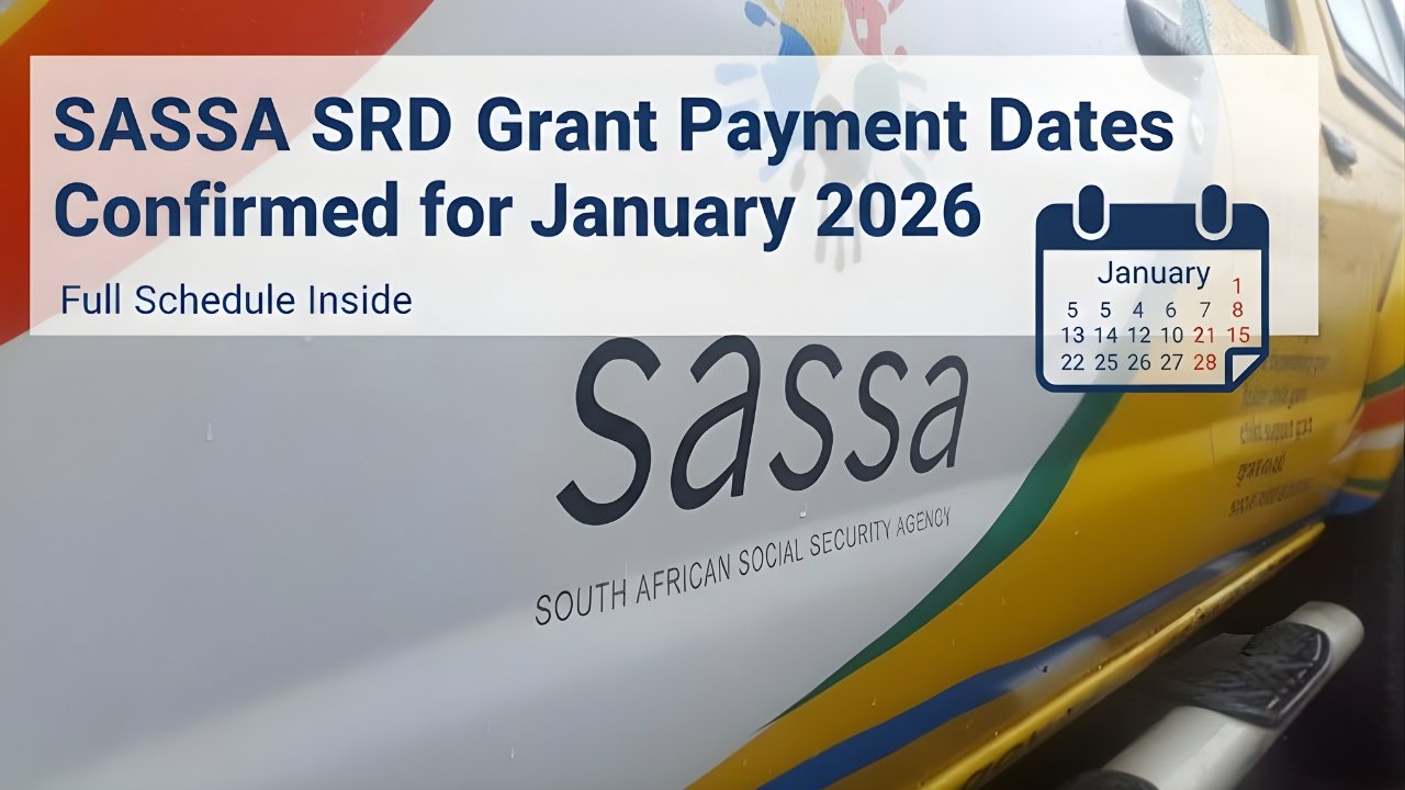 SASSA SRD Grant Payment Dates Confirmed for January 2026 — Full Schedule Inside