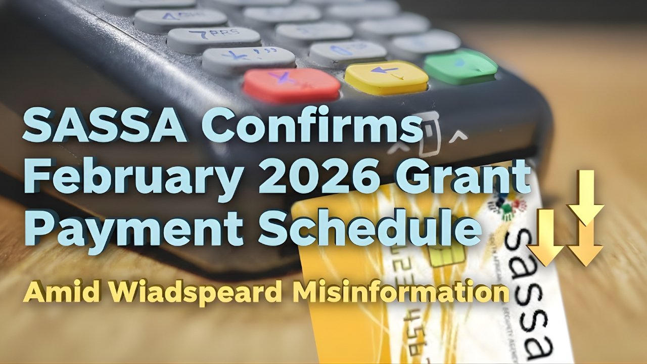 SASSA Confirms February 2026 Grant Payment Schedule Amid Widespread Misinformation