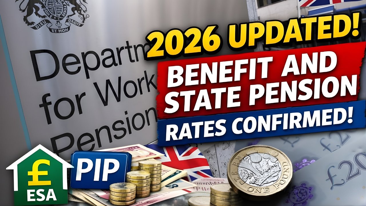 DWP Confirms Updated Benefit and State Pension Rates for 2026, Including UC and PIP