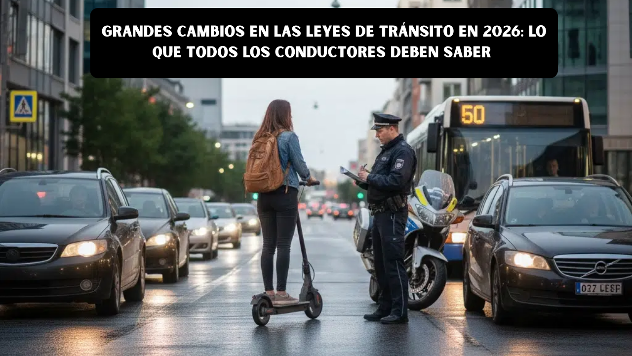 Grandes cambios en las leyes de tránsito en 2026: lo que todos los conductores deben saber