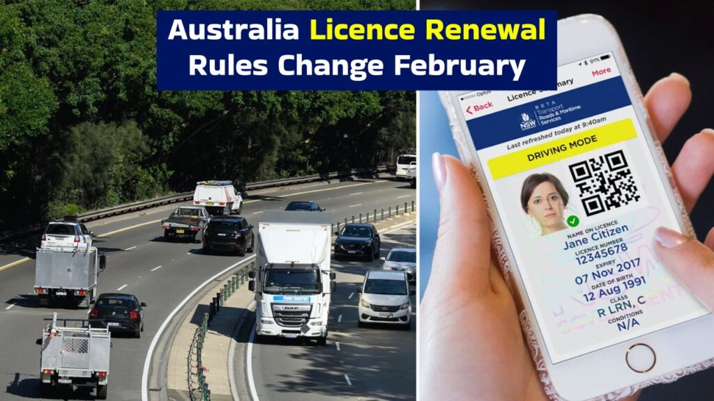 Australia Driving Licence Renewal Rules